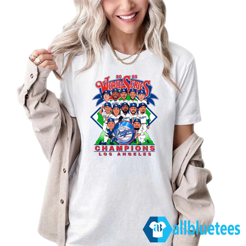 2025 World Series Champions Los Angeles Caricature Shirt