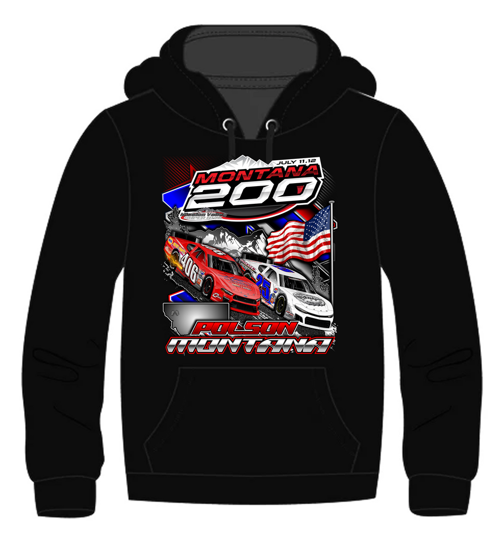 2025 Montana 200 Sweatshirt T-Shirts, Hoodie | CoreVibeTees.com (Image 1)