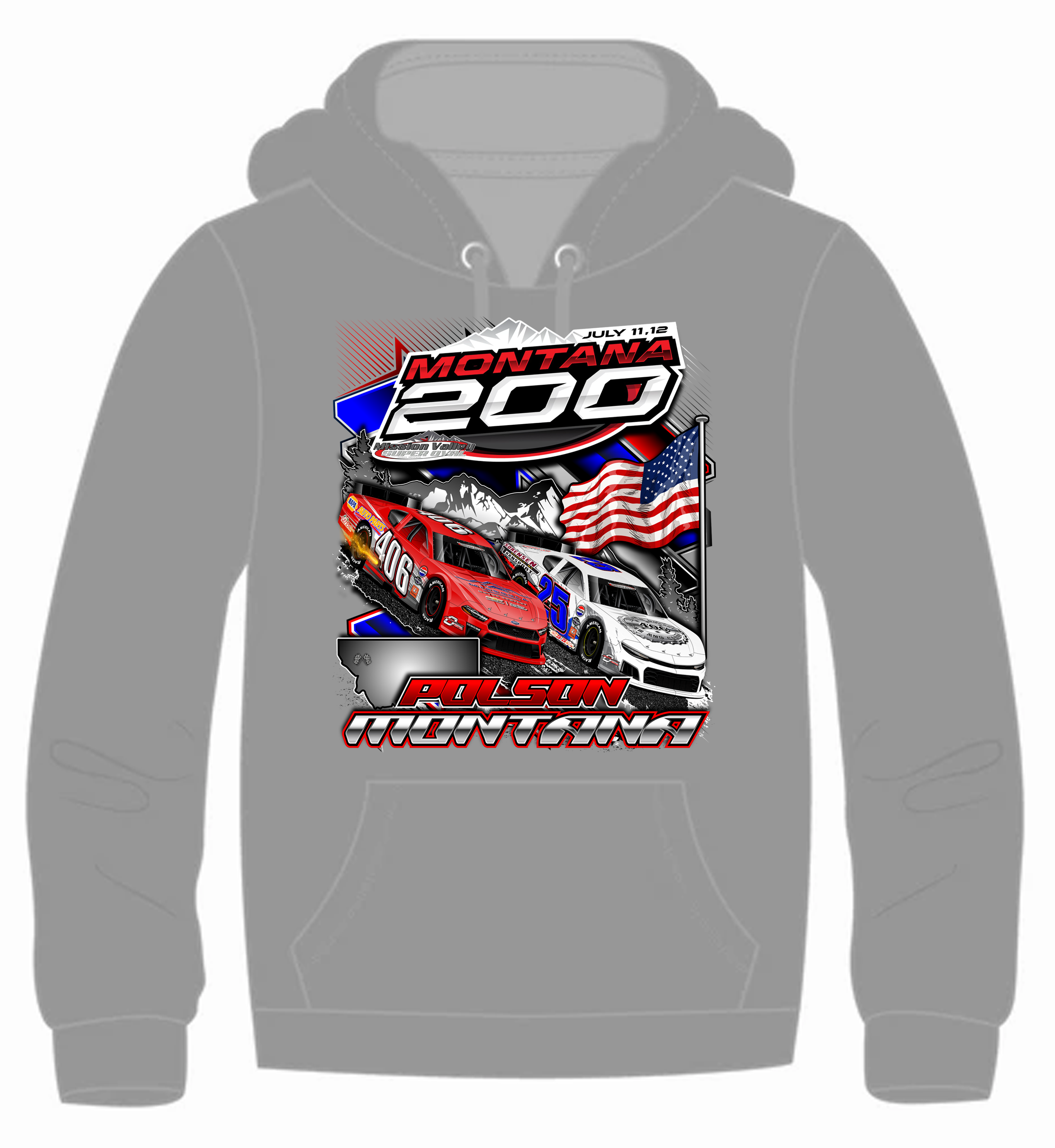2025 Montana 200 Sweatshirt T-Shirts, Hoodie | CoreVibeTees.com (Image 3)
