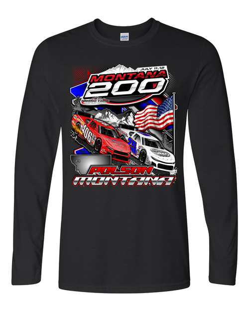 2025 Montana 200 Long Sleeve T-Shirt Hoodie, Sweatshirt | CoreVibeTees.com (Image 1)