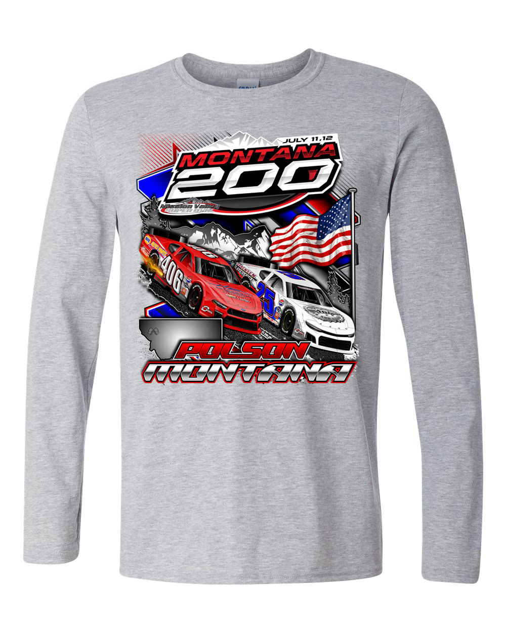 2025 Montana 200 Long Sleeve T-Shirt Hoodie, Sweatshirt | CoreVibeTees.com (Image 3)