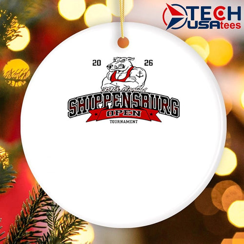 2026 39th Annual Shippensburg Open Tournament logo shirt
