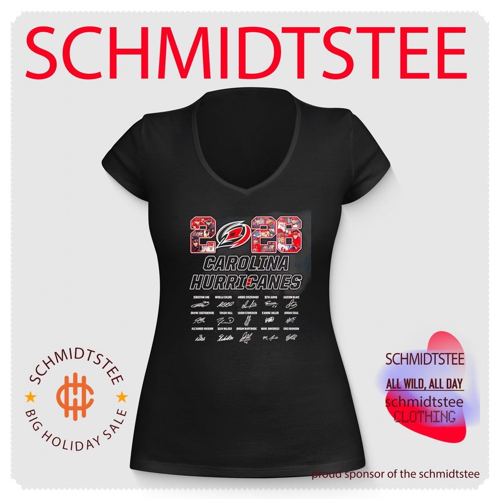 2026 Carolina Hurricanes team members signature shirt
