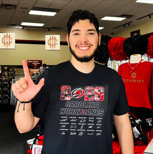 2026 Carolina Hurricanes team members signature shirt