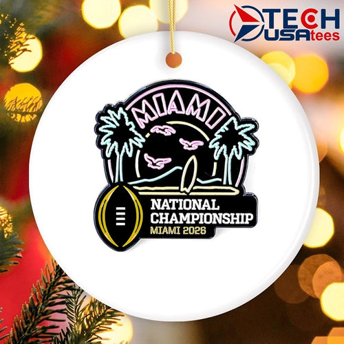 2026 College Football National Championship Miami neon shirt
