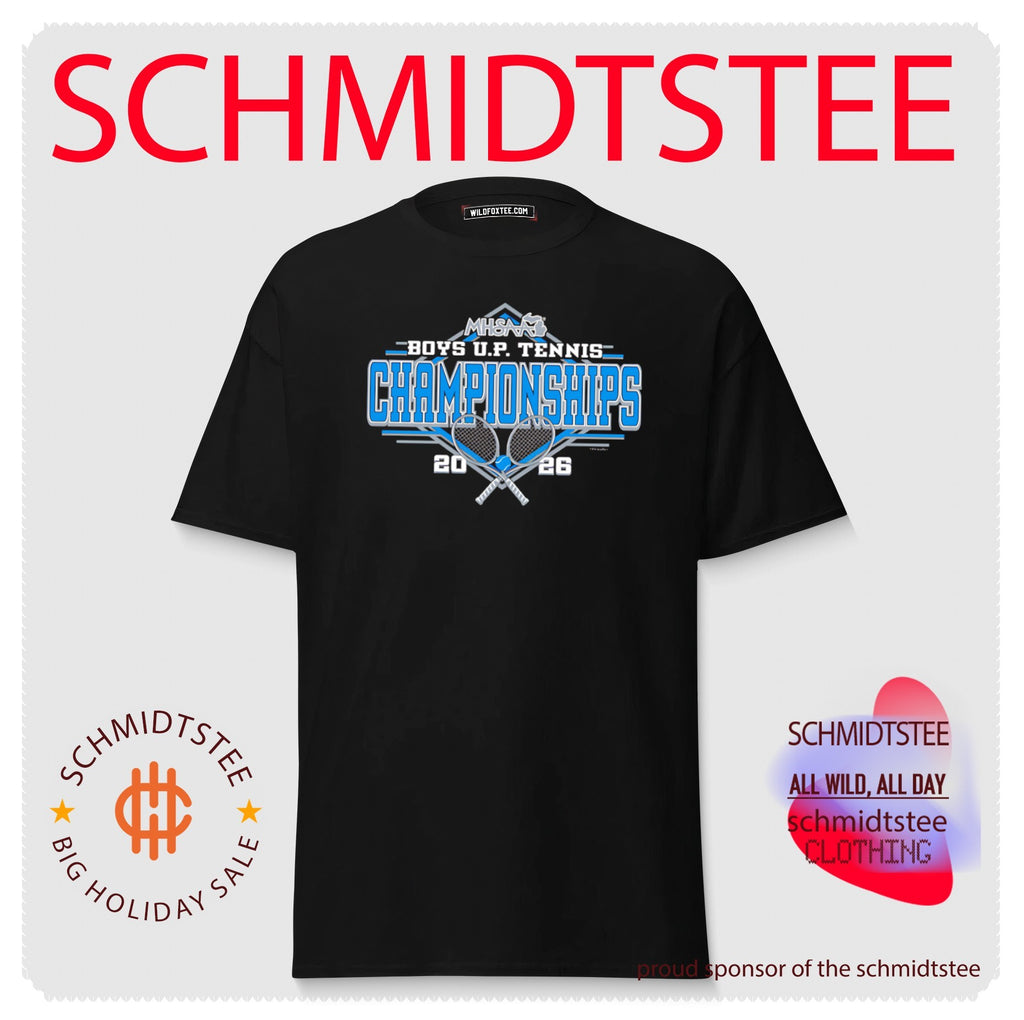 2026 MHSAA Boys Tennis Championships UP logo shirt