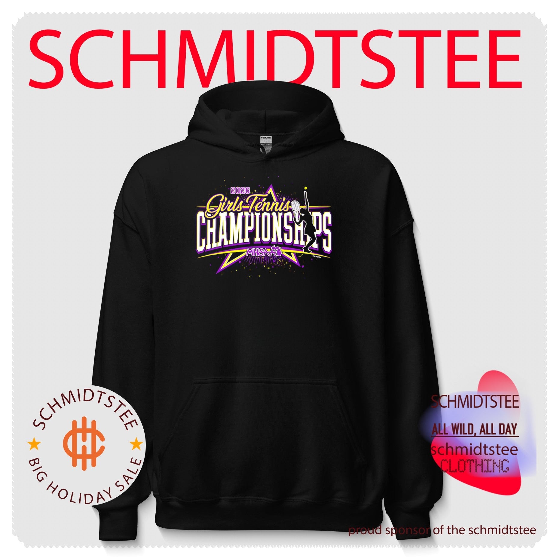 2026 MHSAA Girls Tennis Championships logo shirt