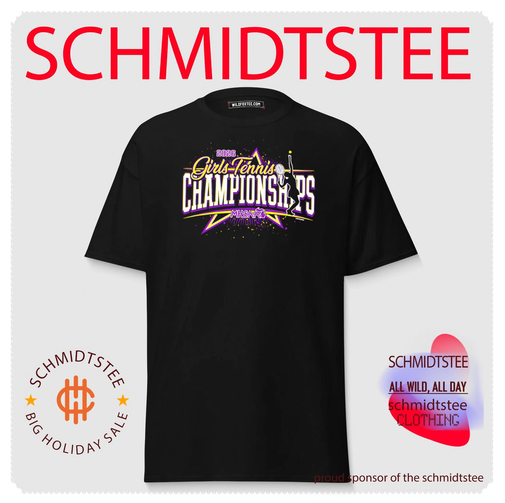 2026 MHSAA Girls Tennis Championships logo shirt