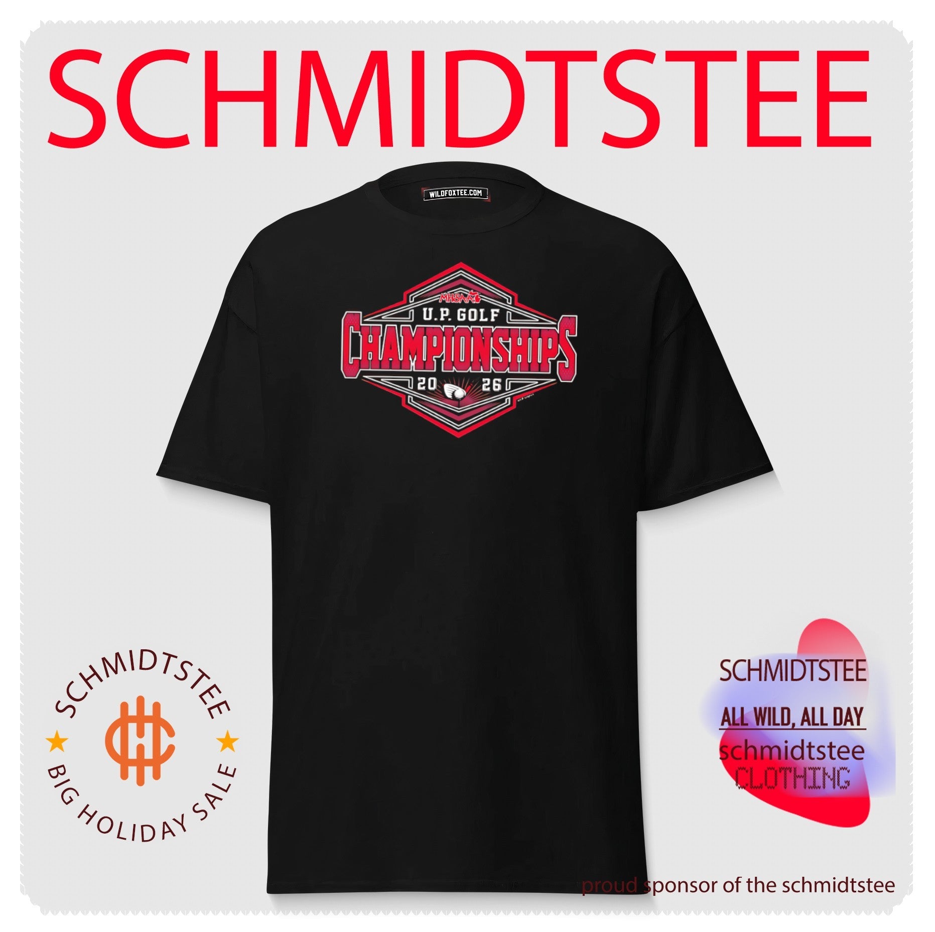 2026 MHSAA Golf Championships UP logo shirt