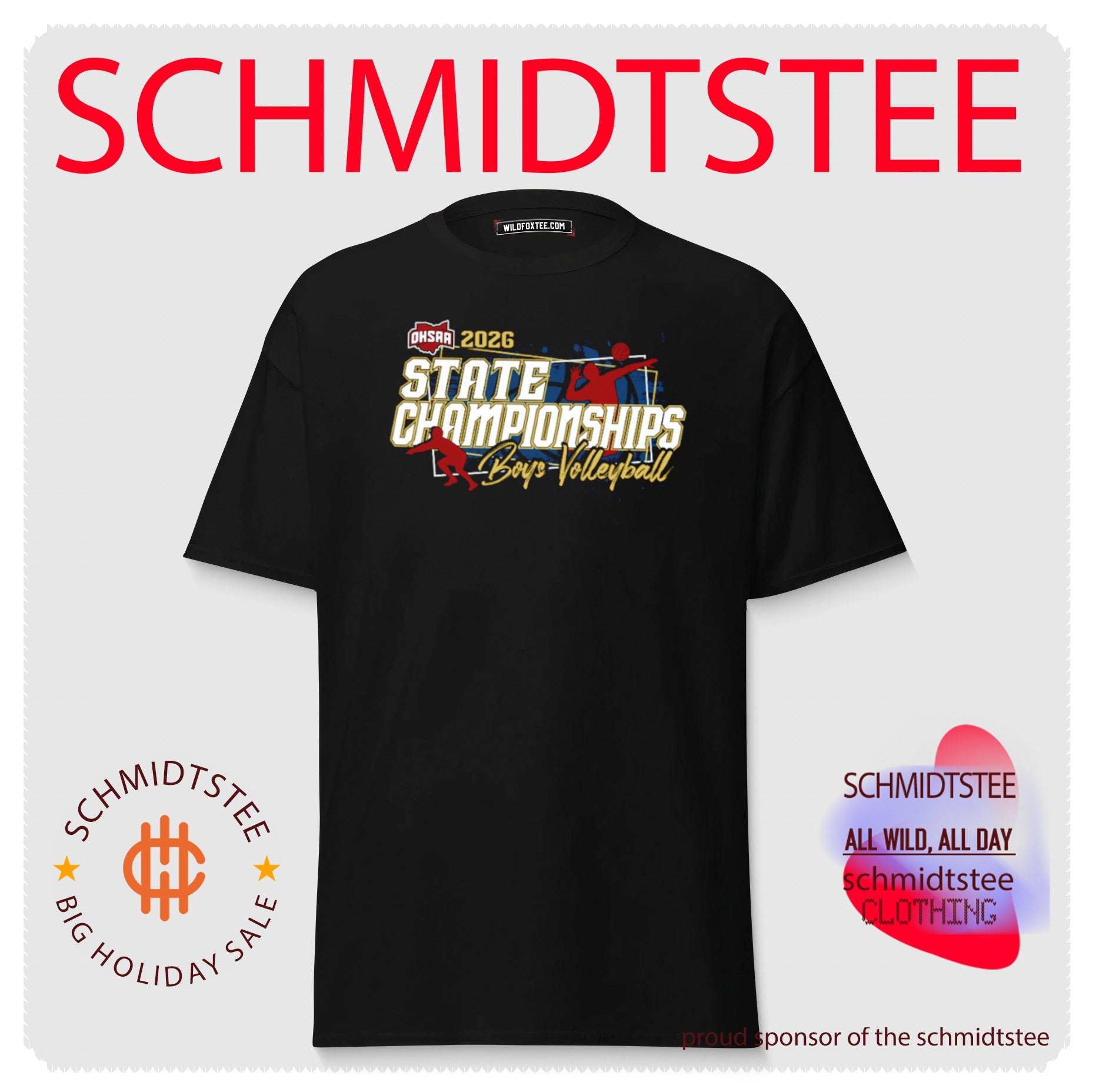 2026 OHSAA Boys Volleyball State Championships logo shirt