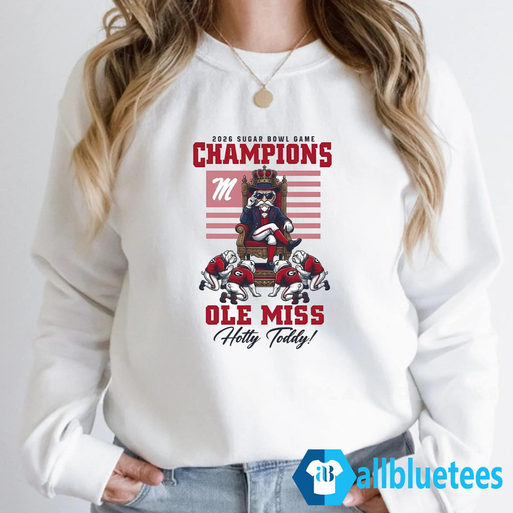 2026 Sugar Bowl Game Champions Ole Miss Rebels Hotty Toddy Shirt