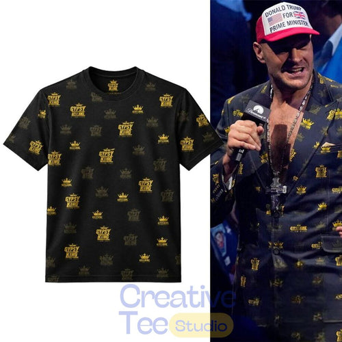 2026 Tyson Fury Gypsy King Crown Shirt At UFC 250