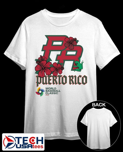 2026 World Baseball Classic Puerto Rico logo shirt