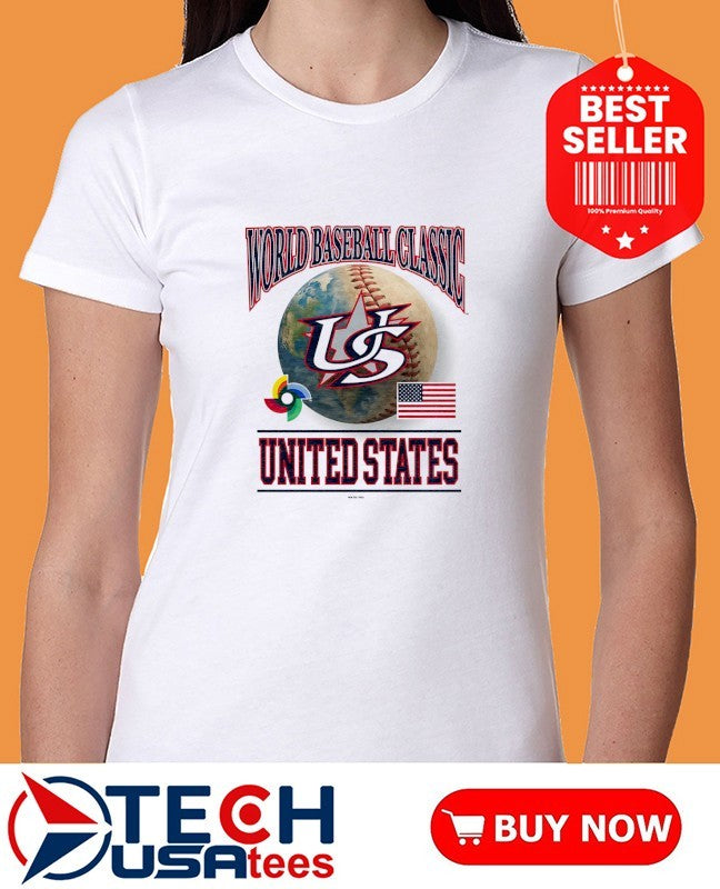 2026 World Baseball Classic United States logo shirt