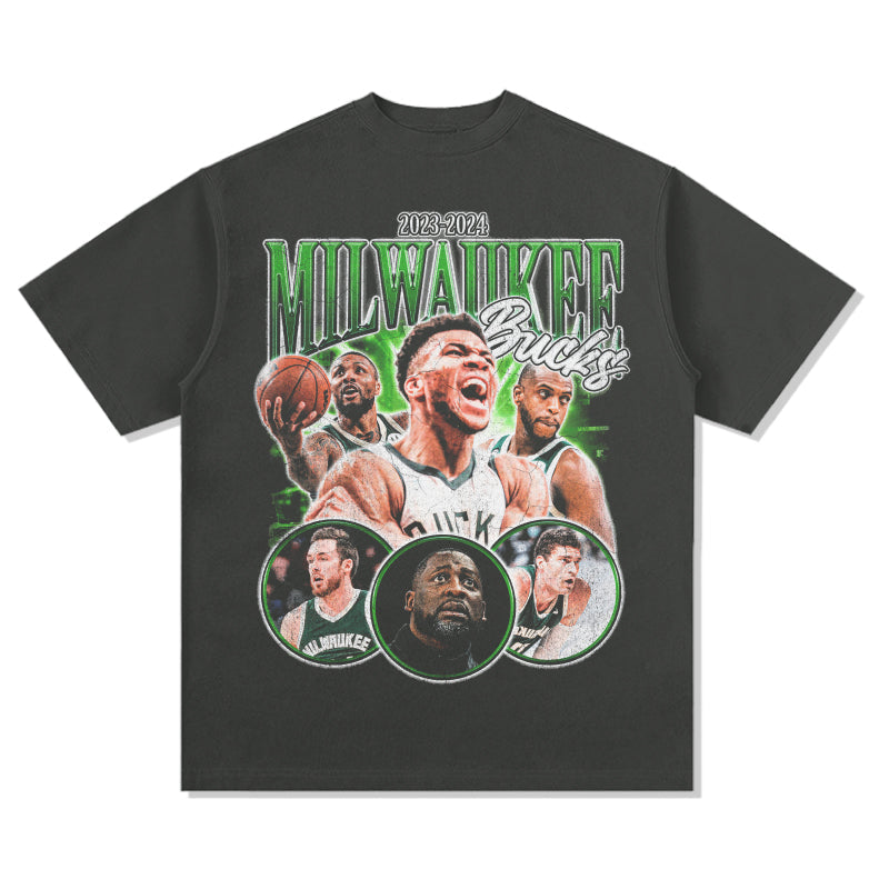 Milwaukee Bucks TEE NBA 2024 Hoodie, Sweatshirt | CoreVibeTees.com (Image 1)