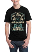 Life Begins At 50 Born In 1969 T-Shirt Hoodie, Sweatshirt | CoreVibeTees.com