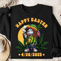 Funny 4/20/2025 Easter Skip The Hunt Smoke The Blunt Shirt, Bunny Happy Easter Day 4/20, Easter Humor Shirt, Happy Easter...