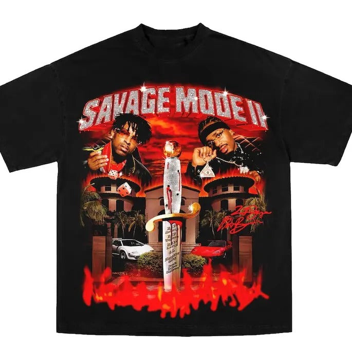 21 Savage T Shirt, 21 Savege Graphic Tee, 21 Savage Merch Rapper Shirt, Rap Shirt, HipHop Shirt, Gift For Fan Rap