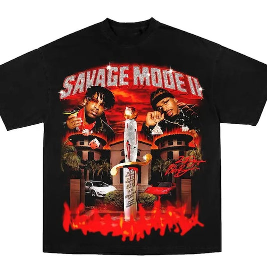 21 Savage T Shirt, 21 Savege Graphic Tee, 21 Savage Merch Rapper Shirt, Rap Shirt, HipHop Shirt, Gift For Fan Rap