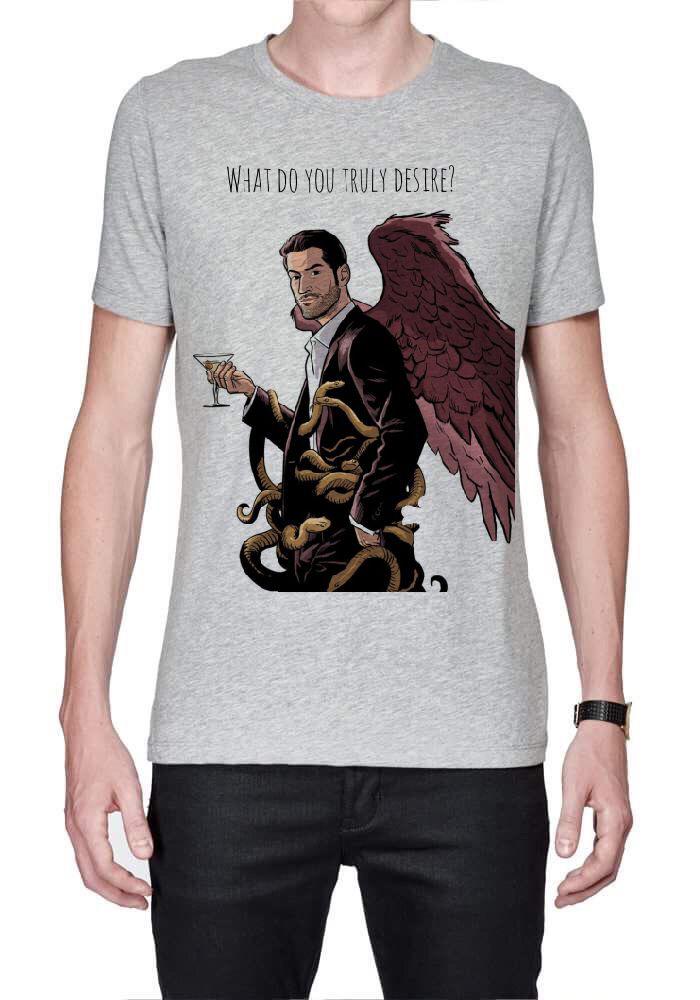 Lucifer Desenho T-Shirt Hoodie, Sweatshirt | CoreVibeTees.com