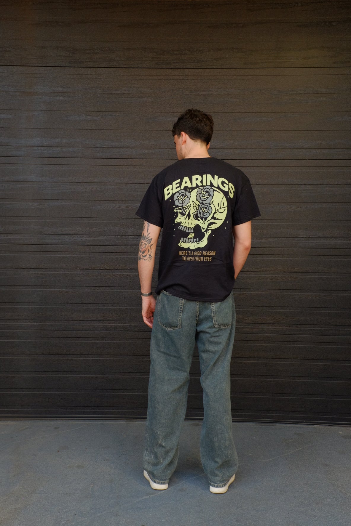 Bearings - Skull Rose Tee Hoodie, Sweatshirt | CoreVibeTees.com (Image 4)