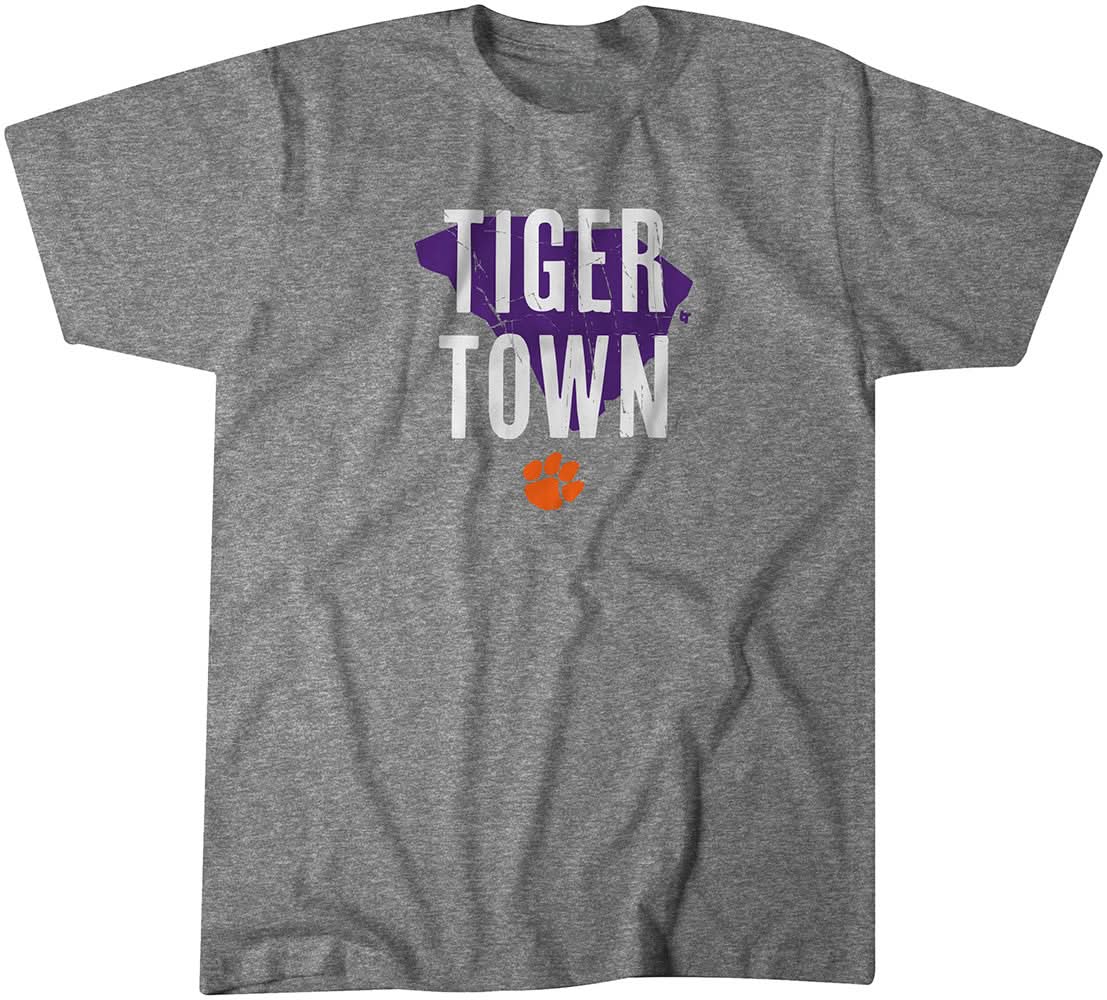 Clemson Tigers Hometown Tee: Tiger Town Hoodie, Sweatshirt | CoreVibeTees.com (Image 1)