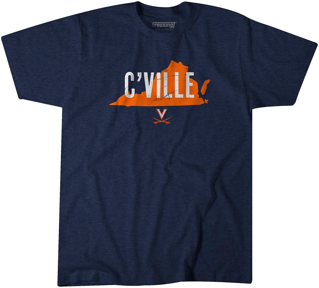 Virginia Cavaliers Hometown Tee: C'Ville Hoodie, Sweatshirt | CoreVibeTees.com (Image 1)