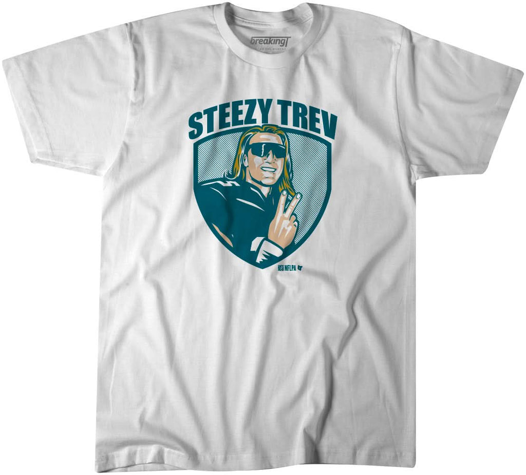 Trevor Lawrence: Steezy Trev T-Shirts, Hoodie, Sweatshirt | CoreVibeTees.com (Image 1)