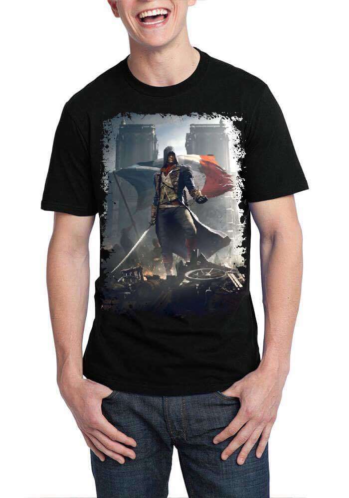 Assassinâ€™s Creed Unity Black T-Shirt Hoodie, Sweatshirt | CoreVibeTees.com