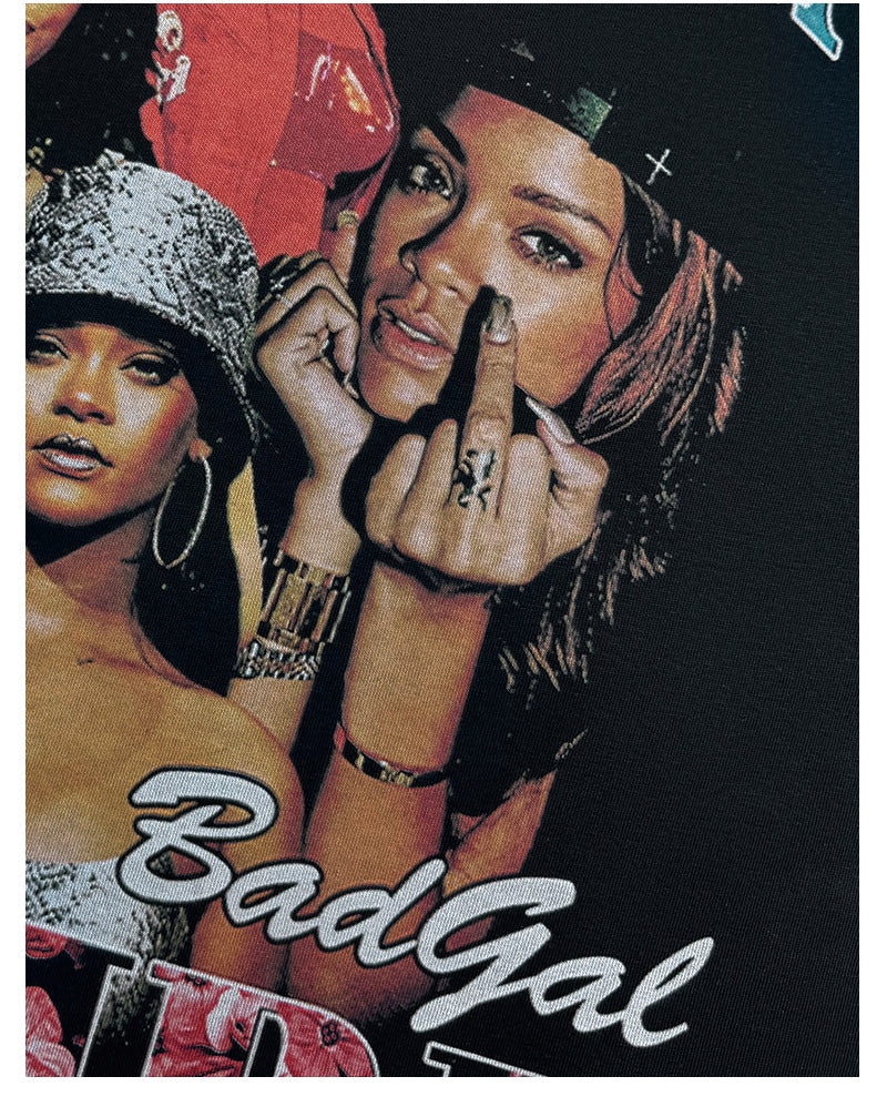 Bad Girl Riri By Rihanna  Hoodie T-Shirts, Sweatshirt | CoreVibeTees.com (Image 4)