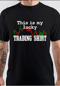 This Is My Lucky Trading Half Sleeve Black T-Shirt Hoodie, Sweatshirt | CoreVibeTees.com