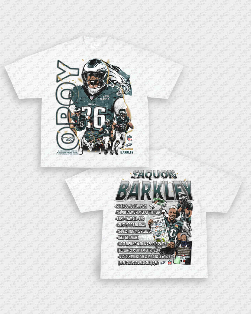 24-25 SAQUON TEE - [DS] Hoodie, Sweatshirt | CoreVibeTees.com (Image 3)