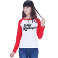 Daddyâ€™s Lil Monster Raglan Girlâ€™s T-Shirt Hoodie, Sweatshirt | CoreVibeTees.com