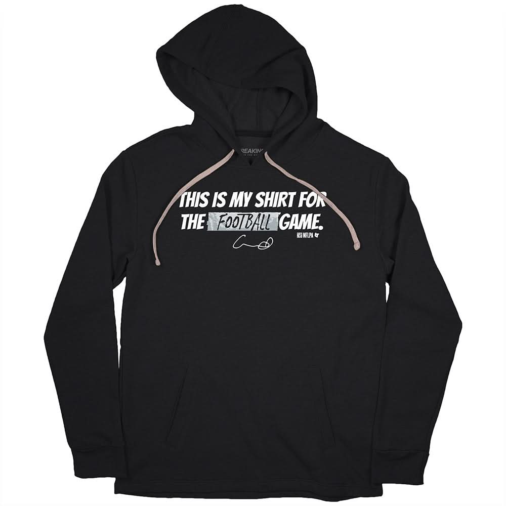 Creed Humphrey: This Is My Shirt for the Football Game Hoodie, Sweatshirt | CoreVibeTees.com (Image 2)