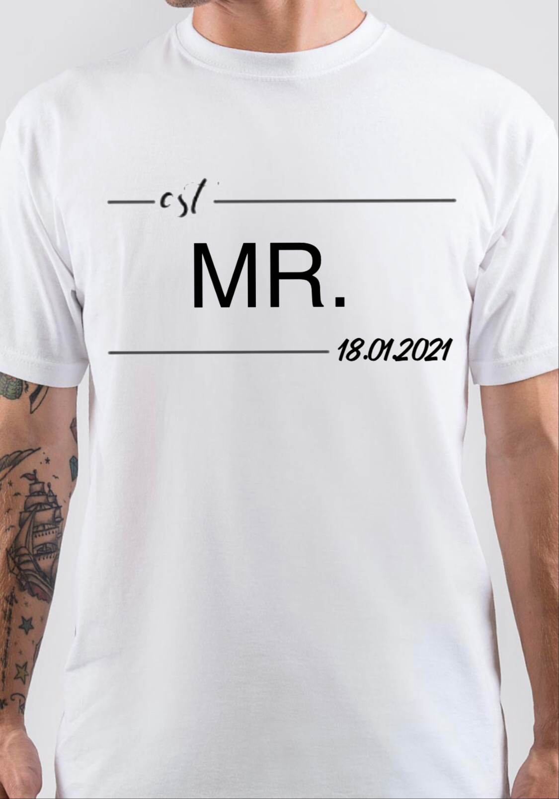 Est Mr. 2021 White T-Shirt Hoodie, Sweatshirt | CoreVibeTees.com