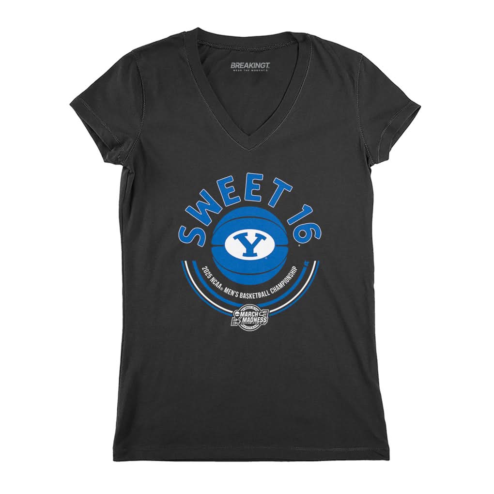 BYU Basketball: 2025 Sweet Sixteen T-Shirts, Hoodie, Sweatshirt | CoreVibeTees.com (Image 3)