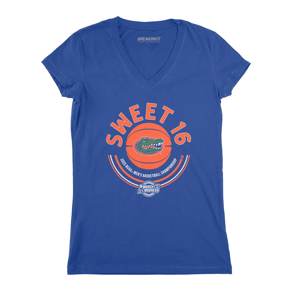 Florida Basketball: 2025 Sweet Sixteen T-Shirts, Hoodie, Sweatshirt | CoreVibeTees.com (Image 3)