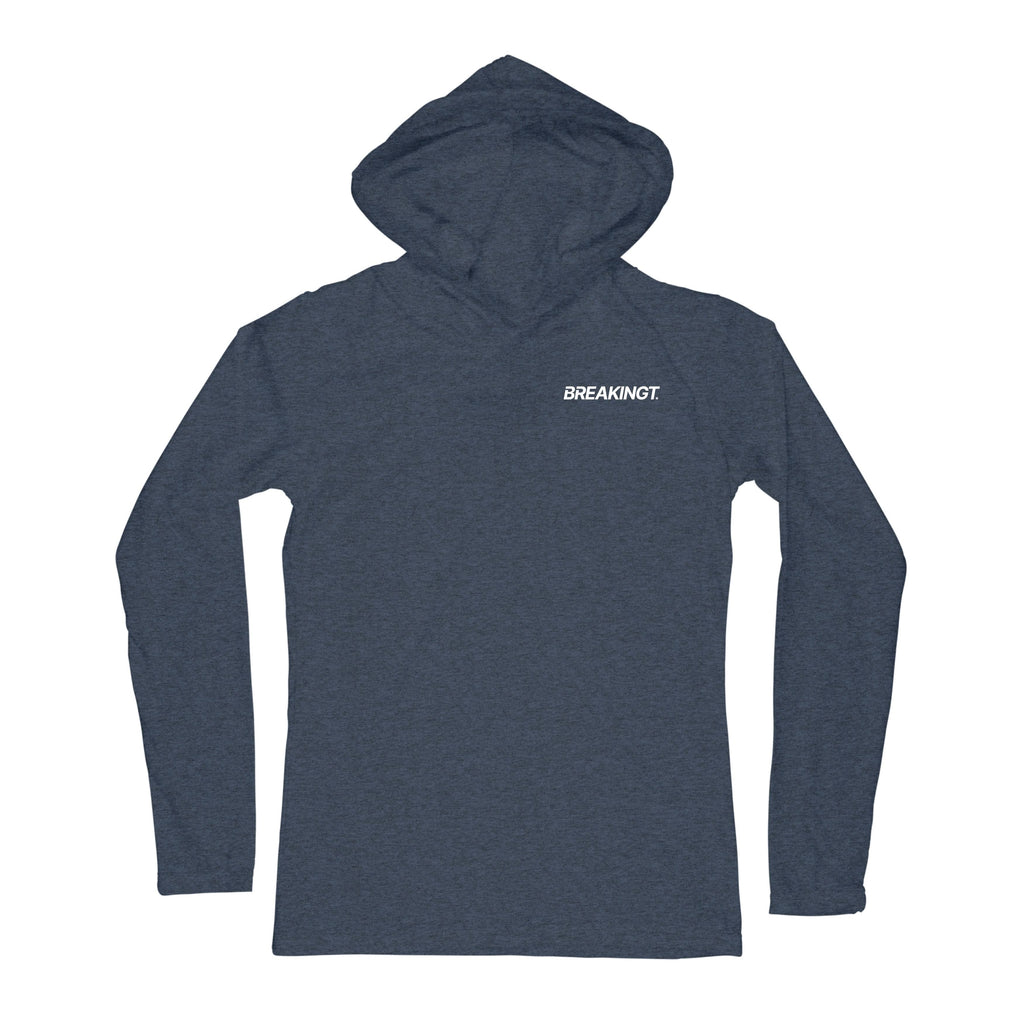 BreakingT Lightweight Hoodie Left Chest Logo T-Shirts, Sweatshirt | CoreVibeTees.com (Image 3)