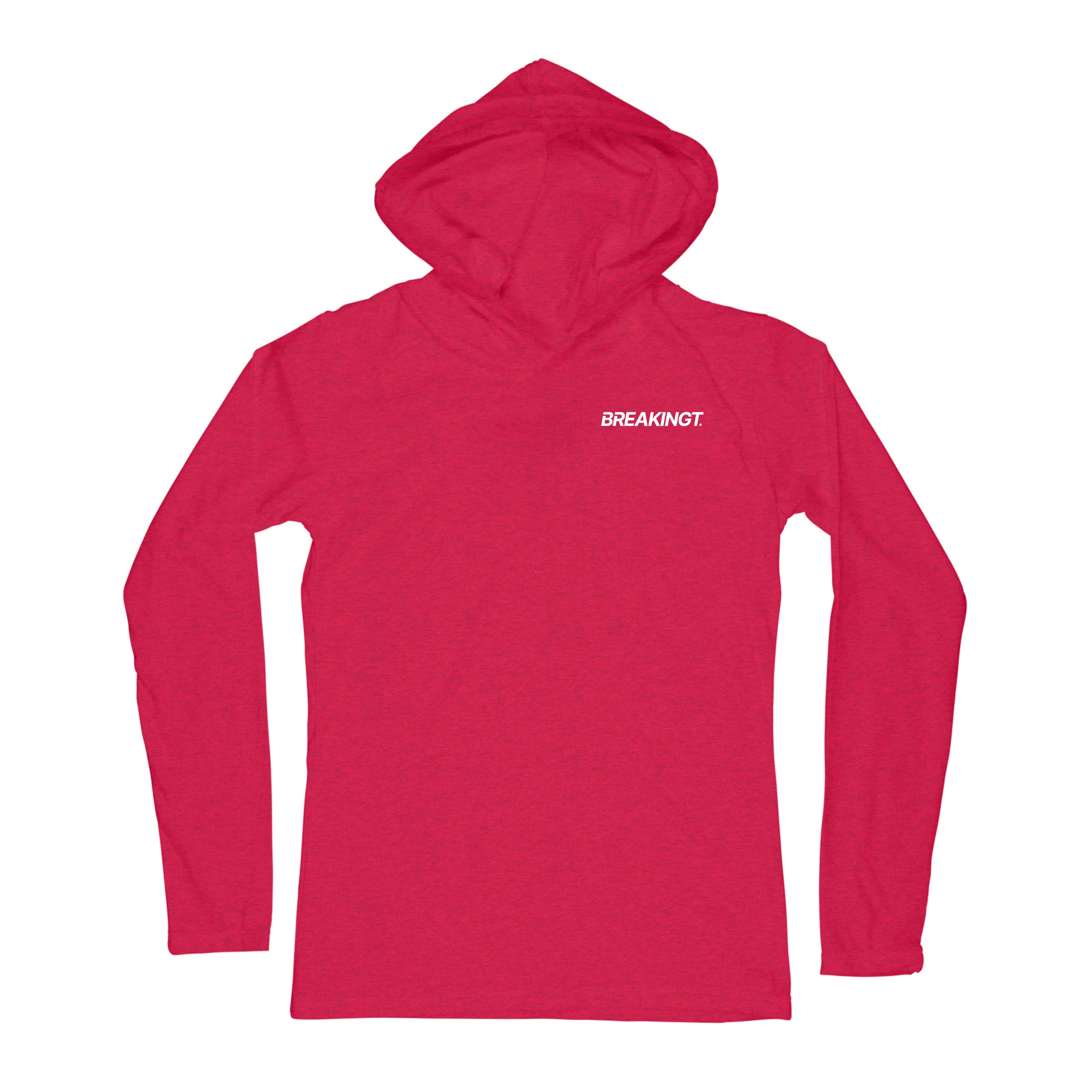 BreakingT Lightweight Hoodie Left Chest Logo T-Shirts, Sweatshirt | CoreVibeTees.com (Image 1)