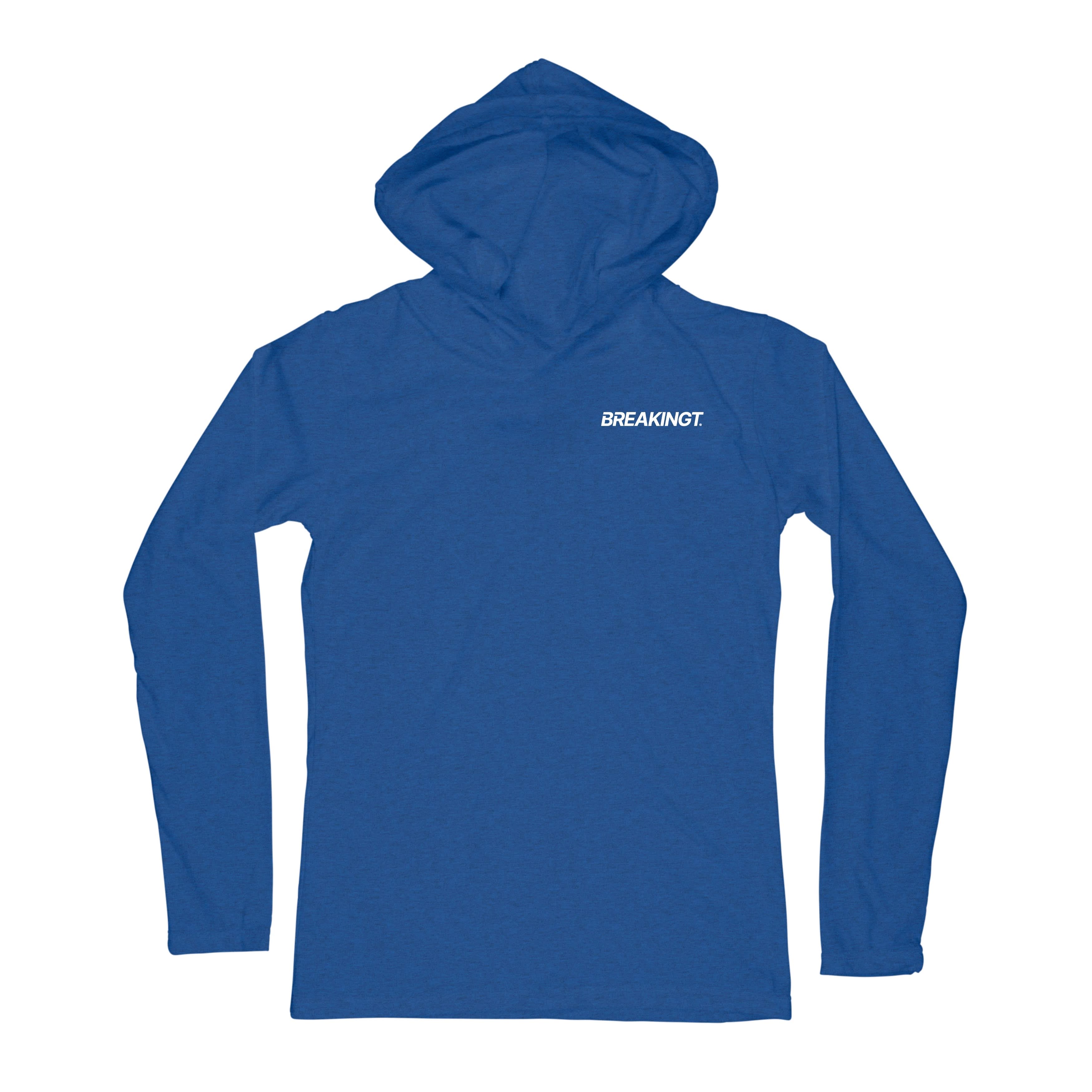 BreakingT Lightweight Hoodie Left Chest Logo T-Shirts, Sweatshirt | CoreVibeTees.com (Image 2)