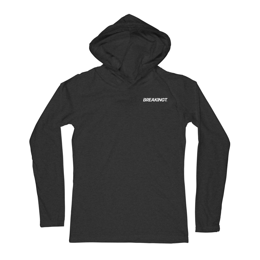 BreakingT Lightweight Hoodie Left Chest Logo T-Shirts, Sweatshirt | CoreVibeTees.com (Image 4)