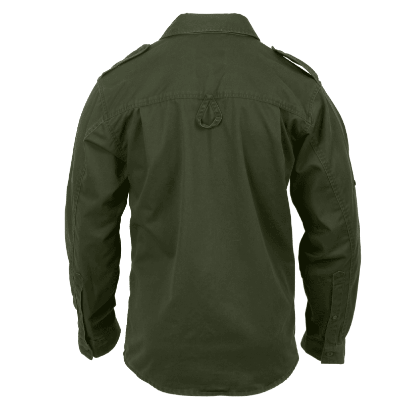Olive Fatigue Shirt Hoodie, Sweatshirt | CoreVibeTees.com (Image 2)