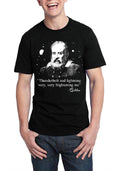 Thunderbalt And lightning Very Frightening Me Black Half Sleeve T-Shirt Hoodie, Sweatshirt | CoreVibeTees.com