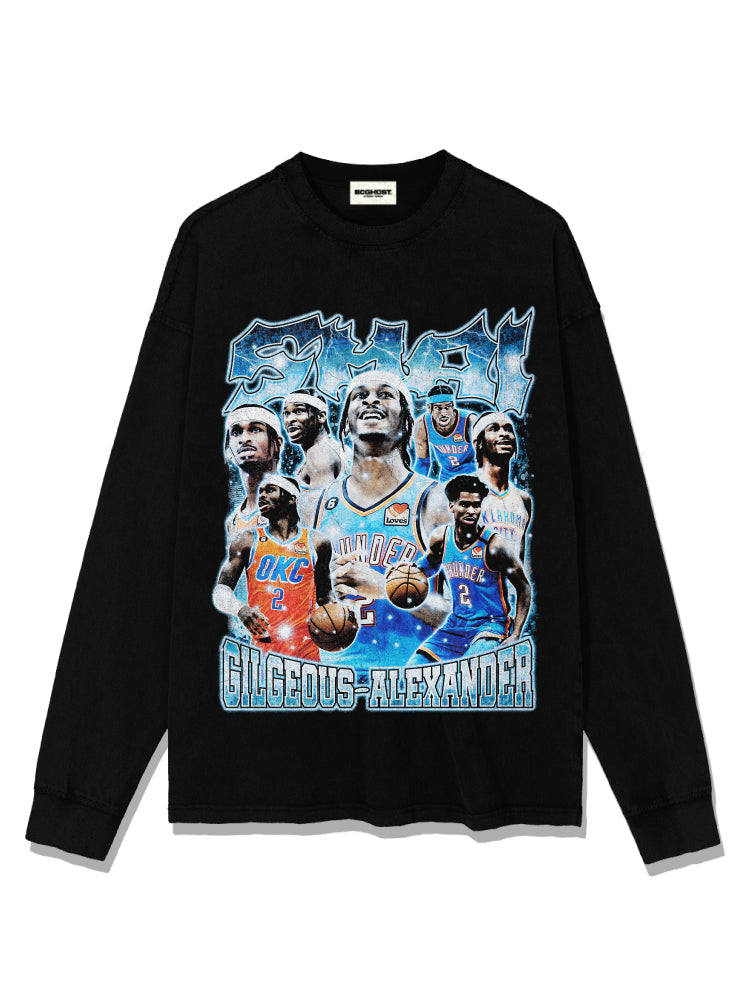 Shai Gilgeous-Alexander Sweatshirt NBA 2024 Style001 T-Shirts, Hoodie | CoreVibeTees.com (Image 1)