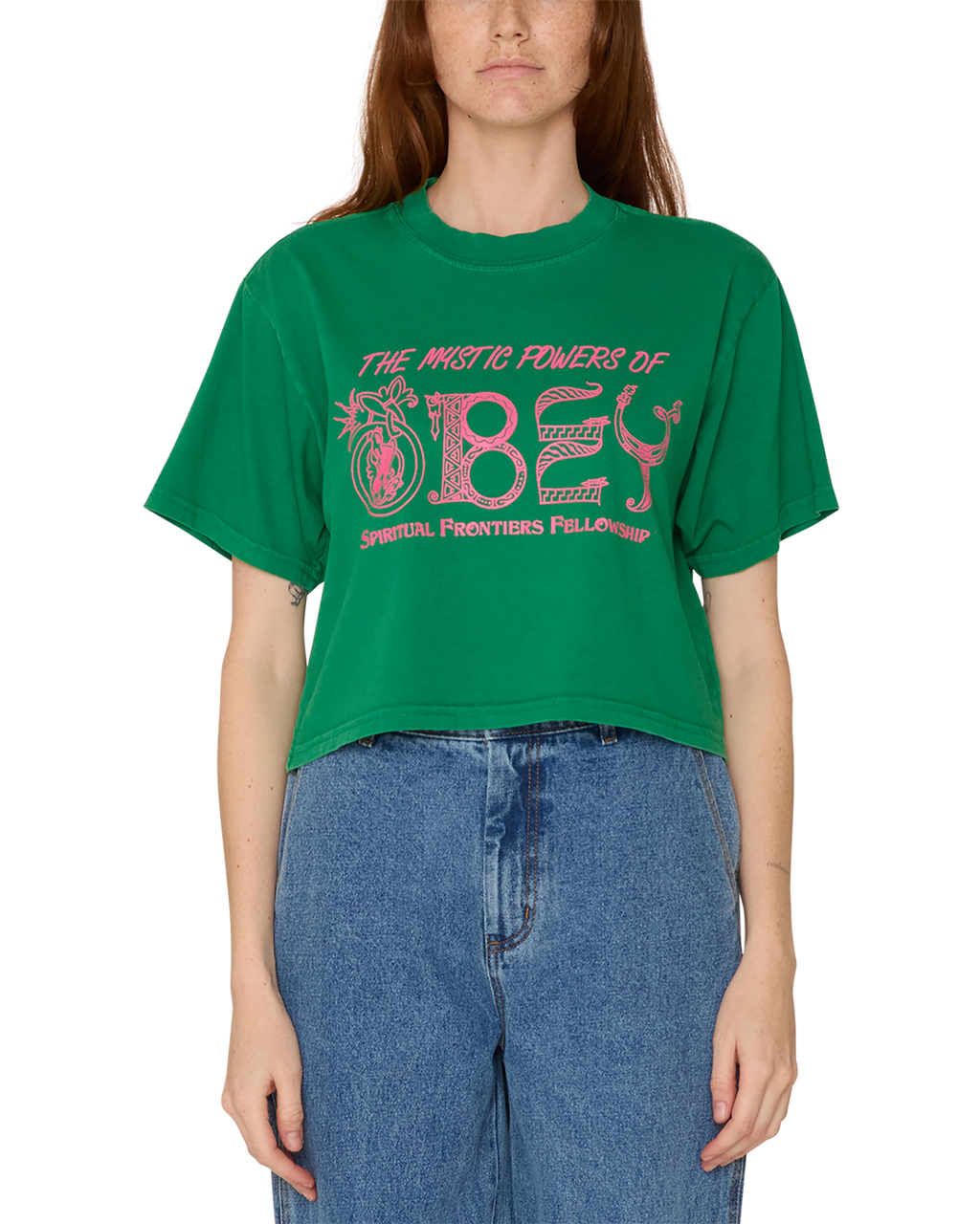MYSTIC POWERS OF OBEY WEEKEND CROP T-SHIRT Hoodie, Sweatshirt | CoreVibeTees.com (Image 1)