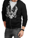 King In The North Black Zipper Hoodie T-Shirts, Sweatshirt | CoreVibeTees.com