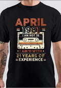April 1981 Not 39 But 18 With 21 Years Of Experience T-Shirt Hoodie, Sweatshirt | CoreVibeTees.com