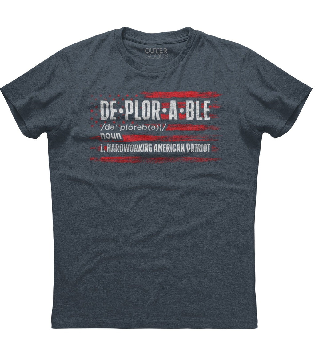 Deplorable Hardworking American Patriot T-Shirt (O) Hoodie, Sweatshirt | CoreVibeTees.com (Image 3)
