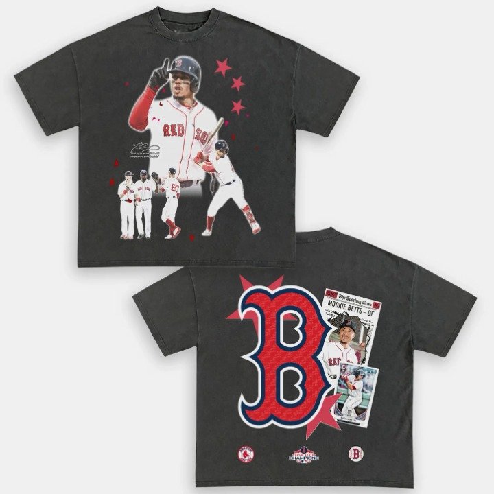 Mookie Red Sox Back Design TEE Hoodie, Sweatshirt | CoreVibeTees.com (Image 3)