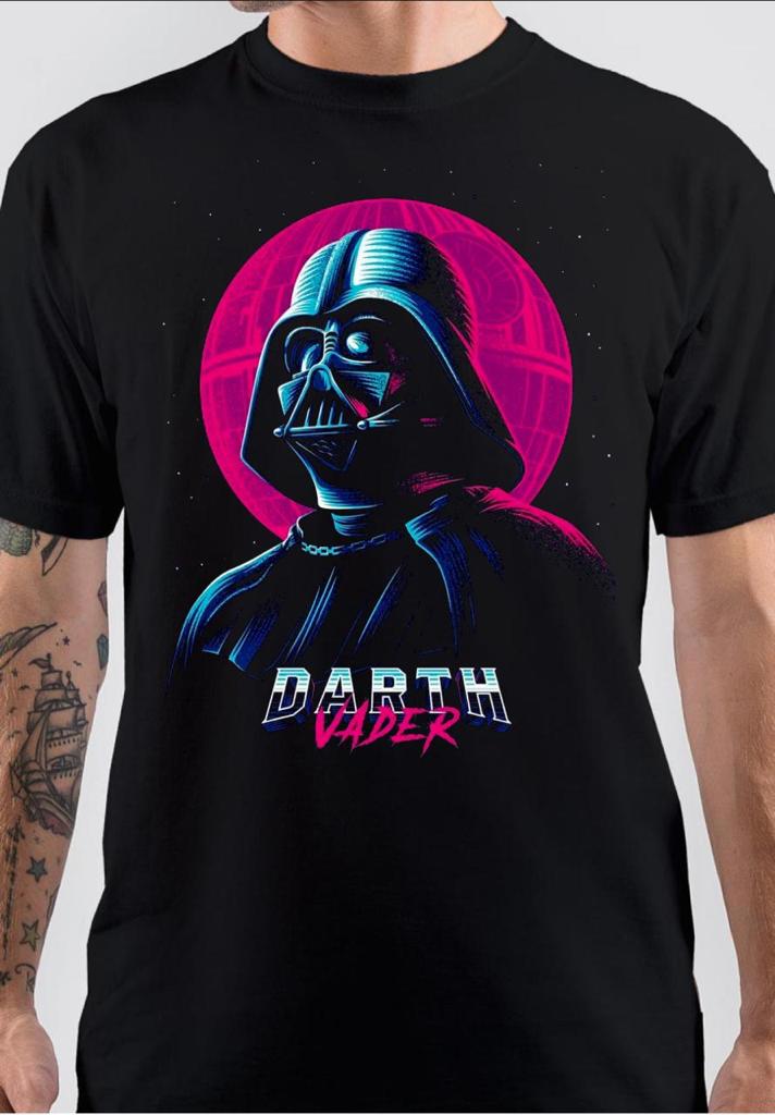 Darth Vader Half Sleeve Black T-Shirt Hoodie, Sweatshirt | CoreVibeTees.com